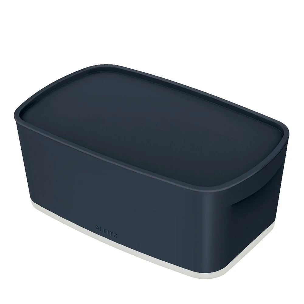 Černý úložný box s víkem MyBox v:1369653