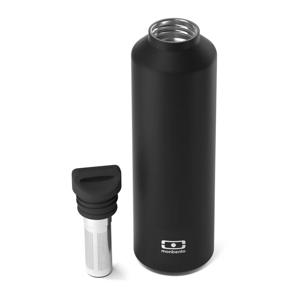 Černá termoska Monbento Steel v:915454