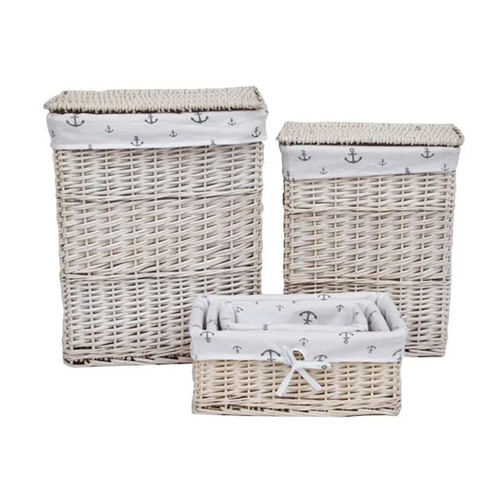 Sada 5 proutených košů Bizzotto Kole Laundry v:899442