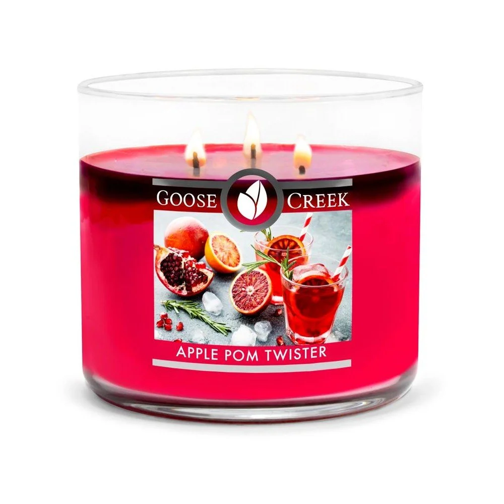 Vonná svíčka ve skleněné dóze Goose Creek Apple Pom Twister, 35 hodin hoření v:1366759