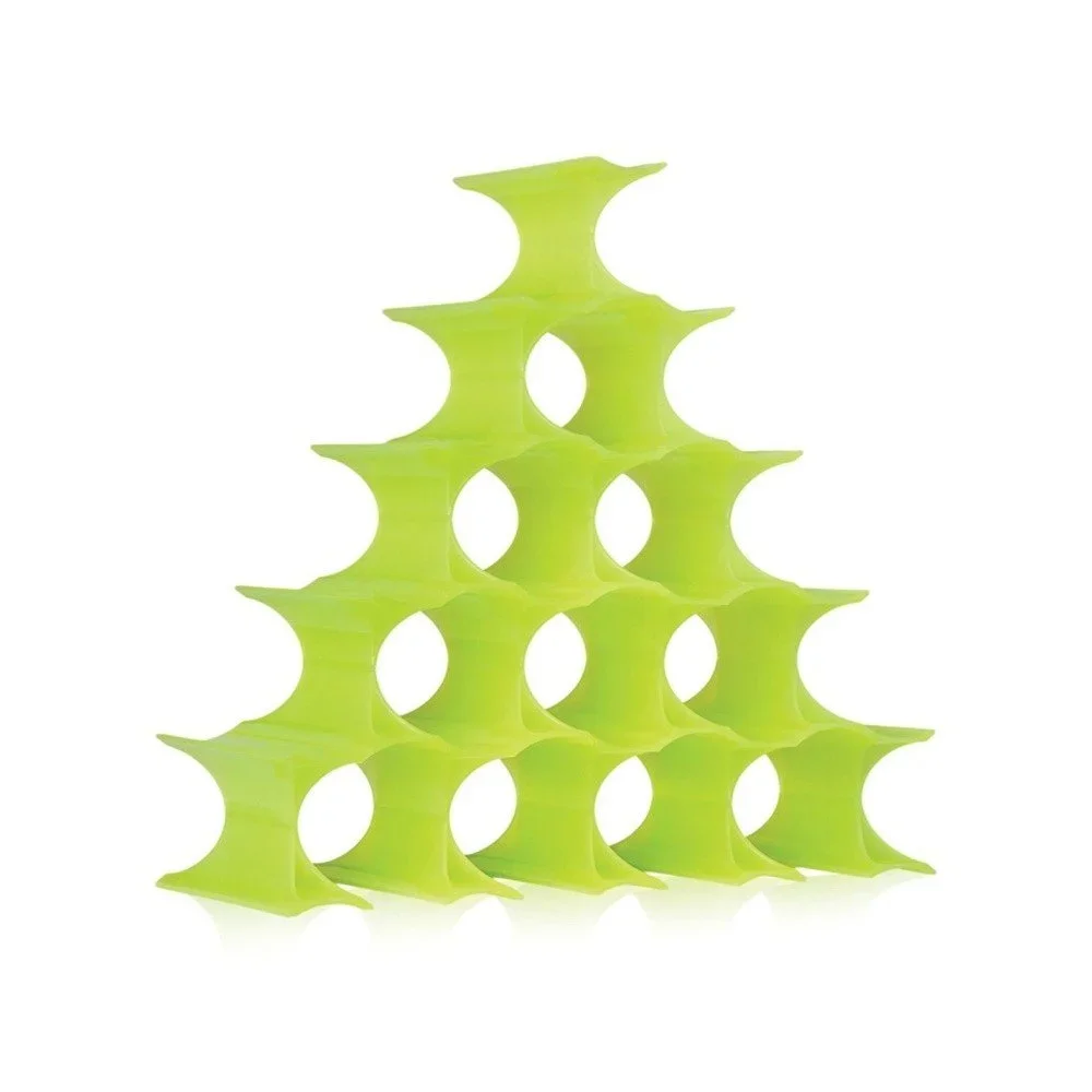 Zelenožlutý stojan na víno Kartell Infinity v:860372