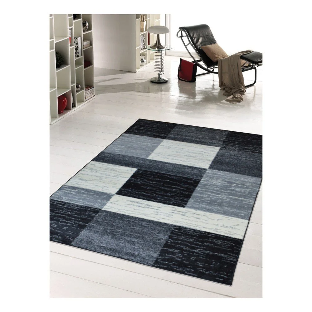 Koberec Flair Rugs Carré Grey, 133x190 cm v:723234