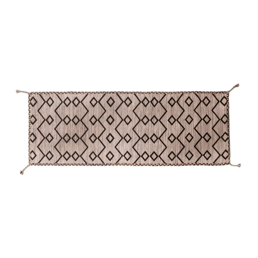 Hnědý ručně tkaný běhoun Navaei & Co Kilim Ethnic 103, 180 x 60 cm v:917232