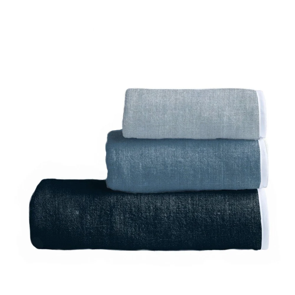Sada 3 ručníků Linen Couture Toalla Blue Gardient v:1267278