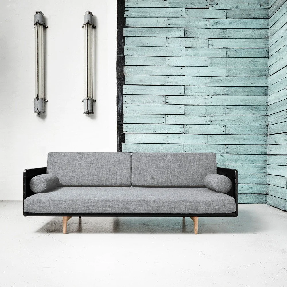 Rozkládací pohovka Karup Deva Black/Raw Oak/Light Grey v:730156
