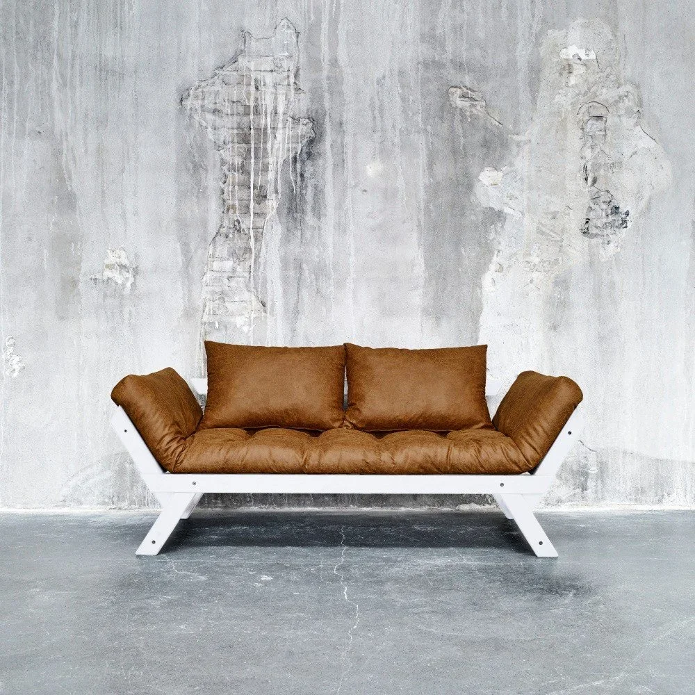 Variabilní pohovka Karup Bebop White/Cognac v:996552