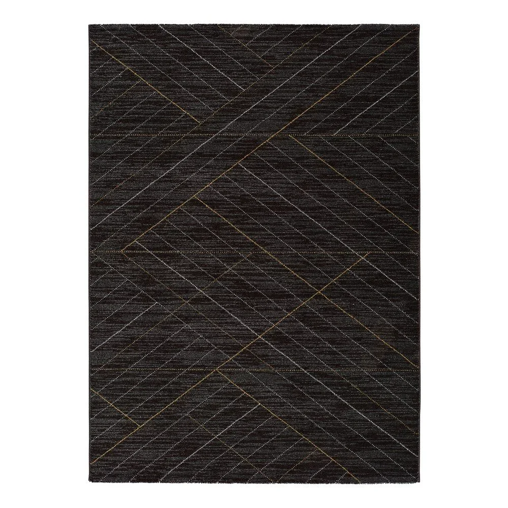 Černý koberec Universal Dark, 140 x 200 cm v:1376937