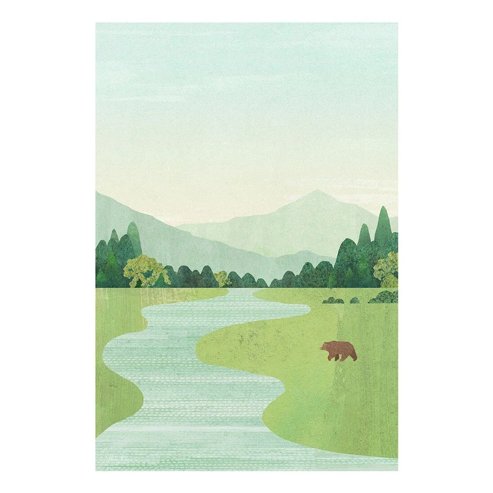 Plakát 30x40 cm Bear in the Meadow v:1466660