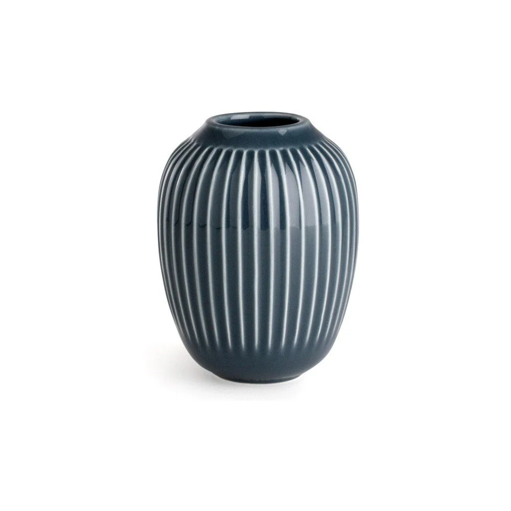 Antracitová kameninová váza Kähler Design Hammershoi, ⌀ 8,5 cm v:892842