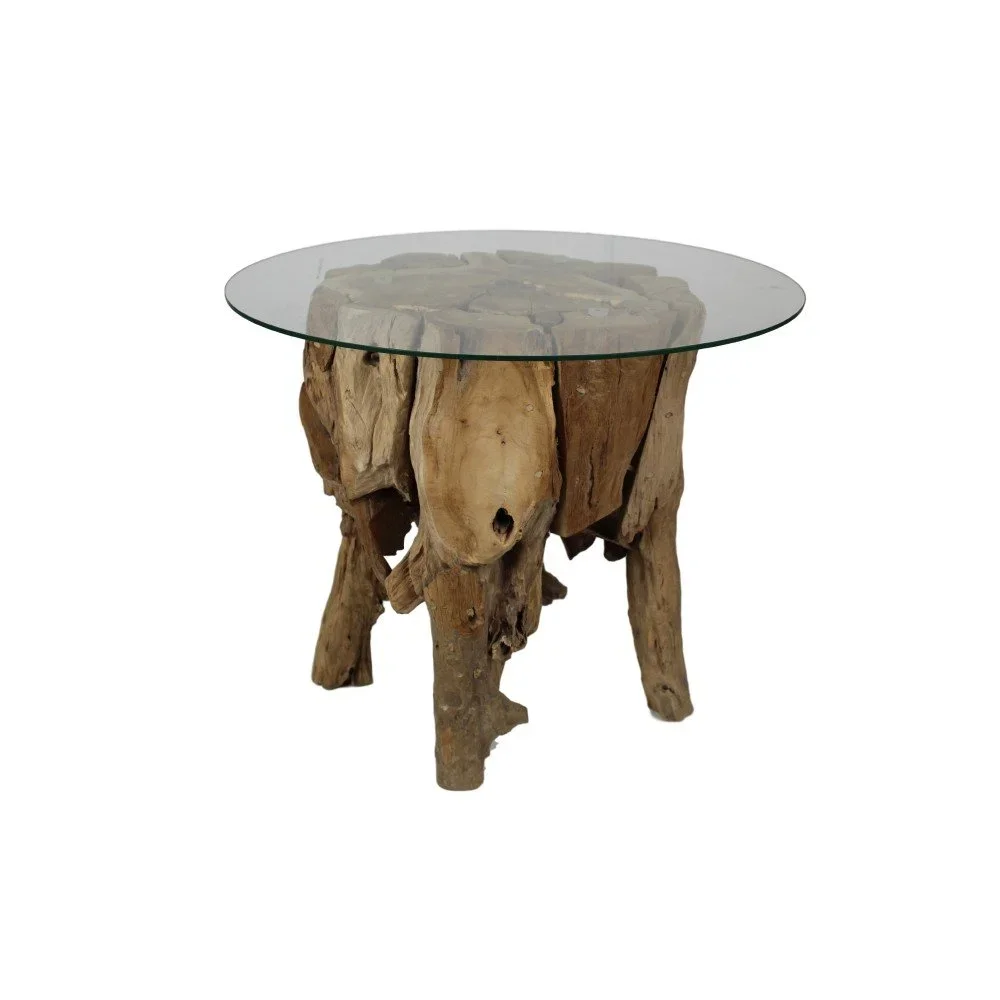 Příruční stolek z teakového dřeva HSM Collection Paca v:871808