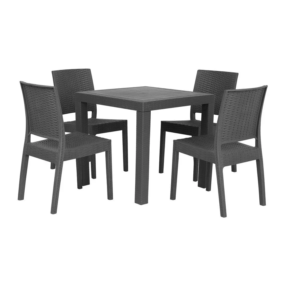 Set tmavě šedého zahradního nábytku Monobeli Corinthia v:1325242