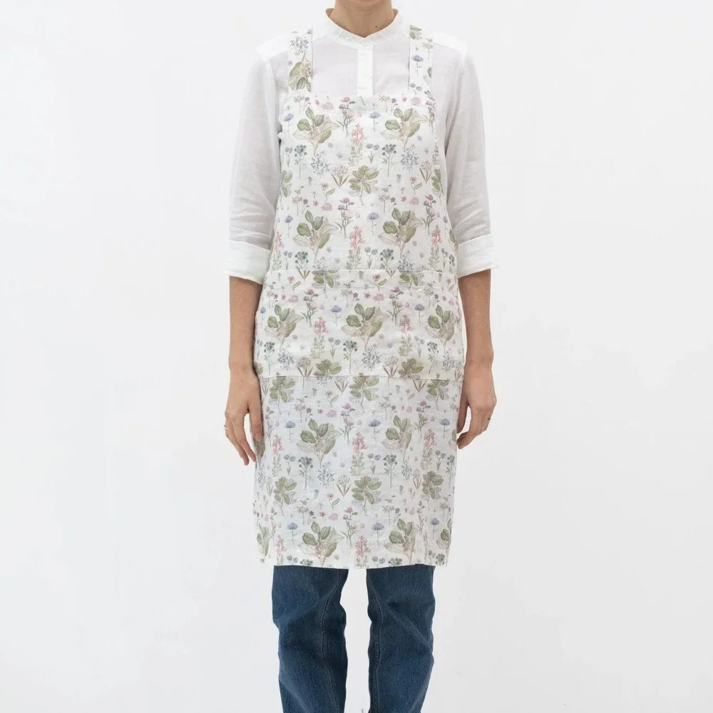 Lněná zástěra White Botany – Linen Tales v:1632026