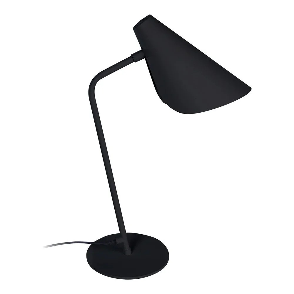 Černá stolní lampa SULION Lisboa, výška 45 cm v:1443325