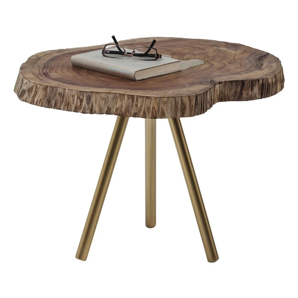 Odkládací stolek s deskou z mangového dřeva Kare Design Macchia v:882046