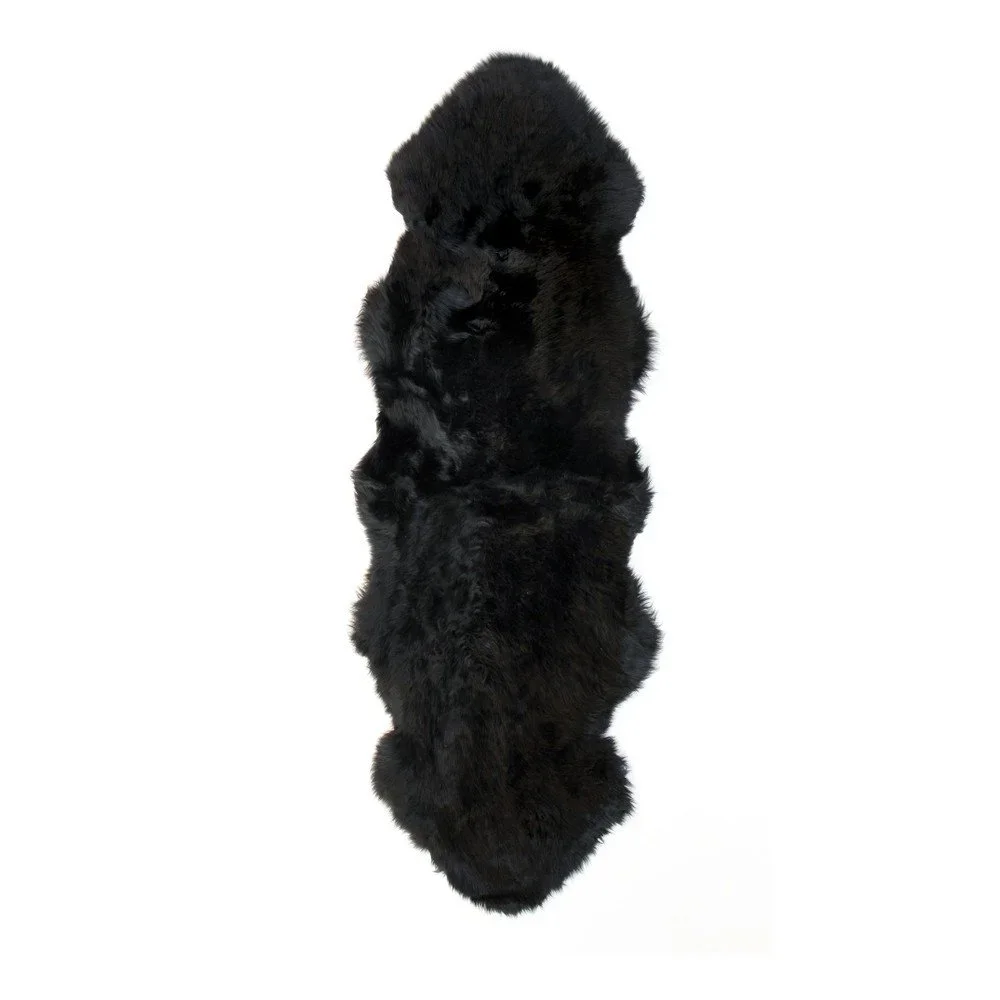 Ovčí kožešina Black, 150 cm v:745796