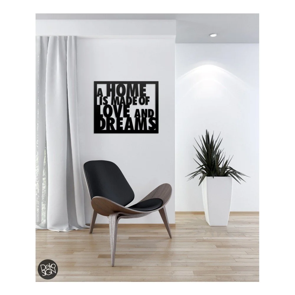 Samolepka na zeď Dekosign A Home Is Made Of Love And Dreams v:734624
