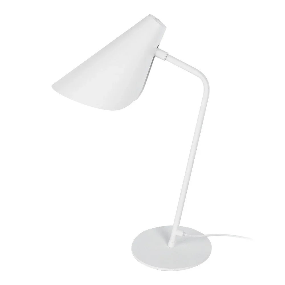 Bílá stolní lampa SULION Lisboa, výška 45 cm v:1443337