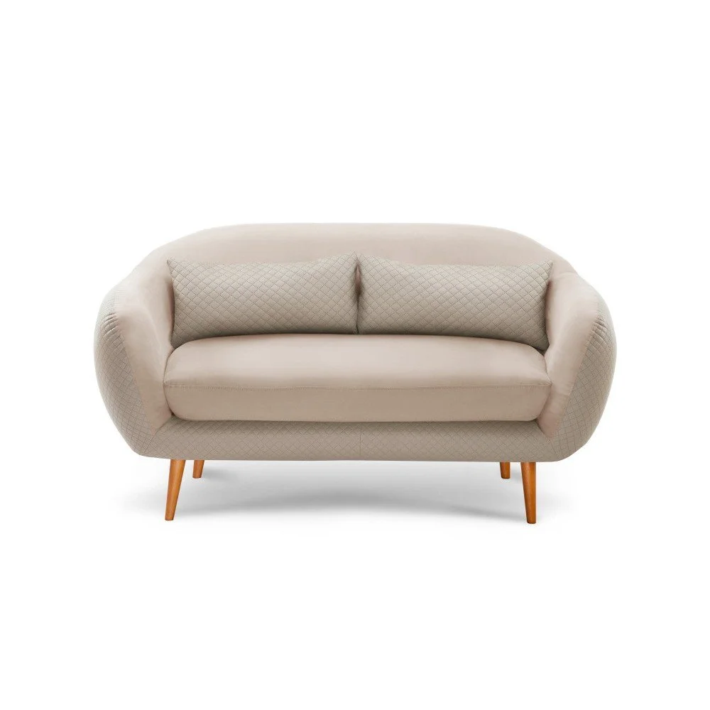 Krémová trojmístná pohovka Scandi by Stella Cadente Maison Meteore v:1068576