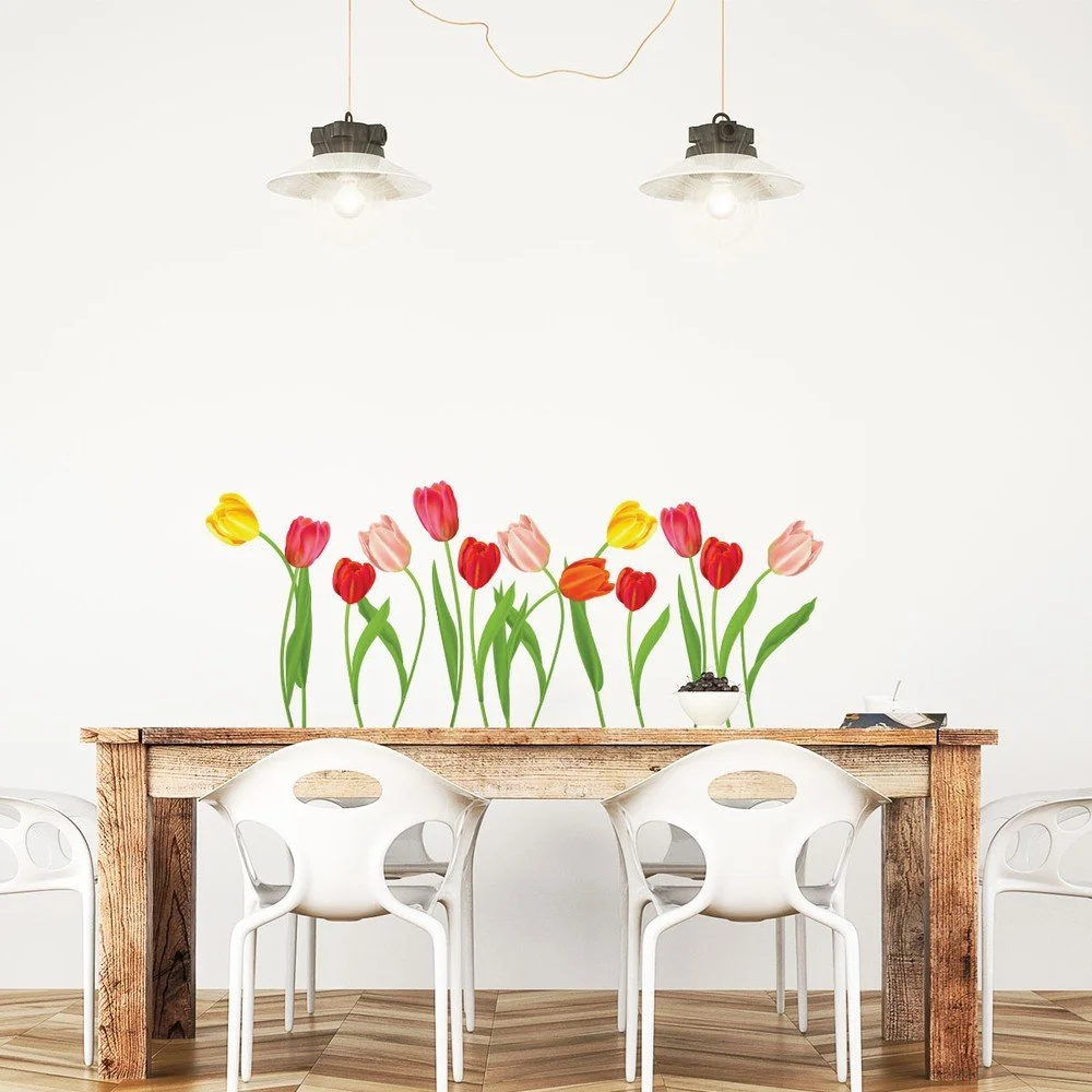 Sada samolepek na zeď Ambiance Wild Tulips v:1294056