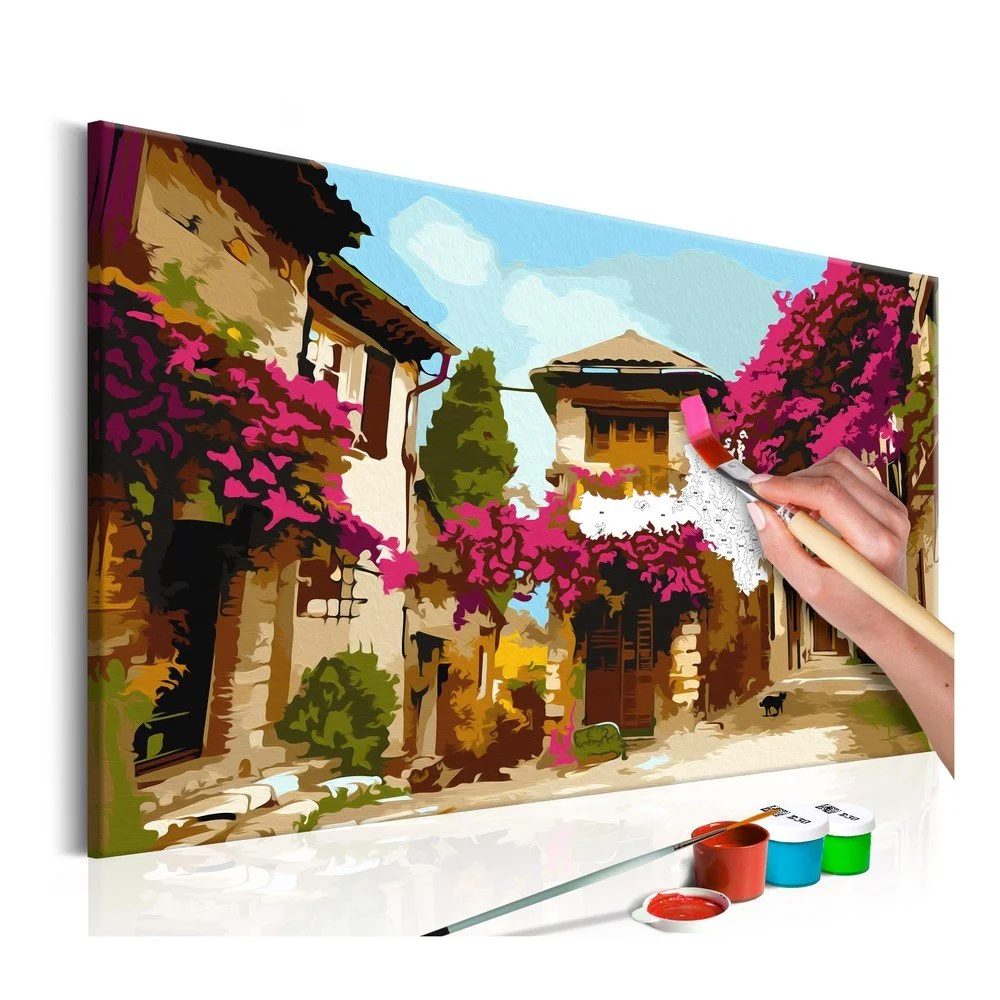 DIY set na tvorbu vlastního obrazu na plátně Artgeist Mediterranean, 60 x 40 cm v:1079208