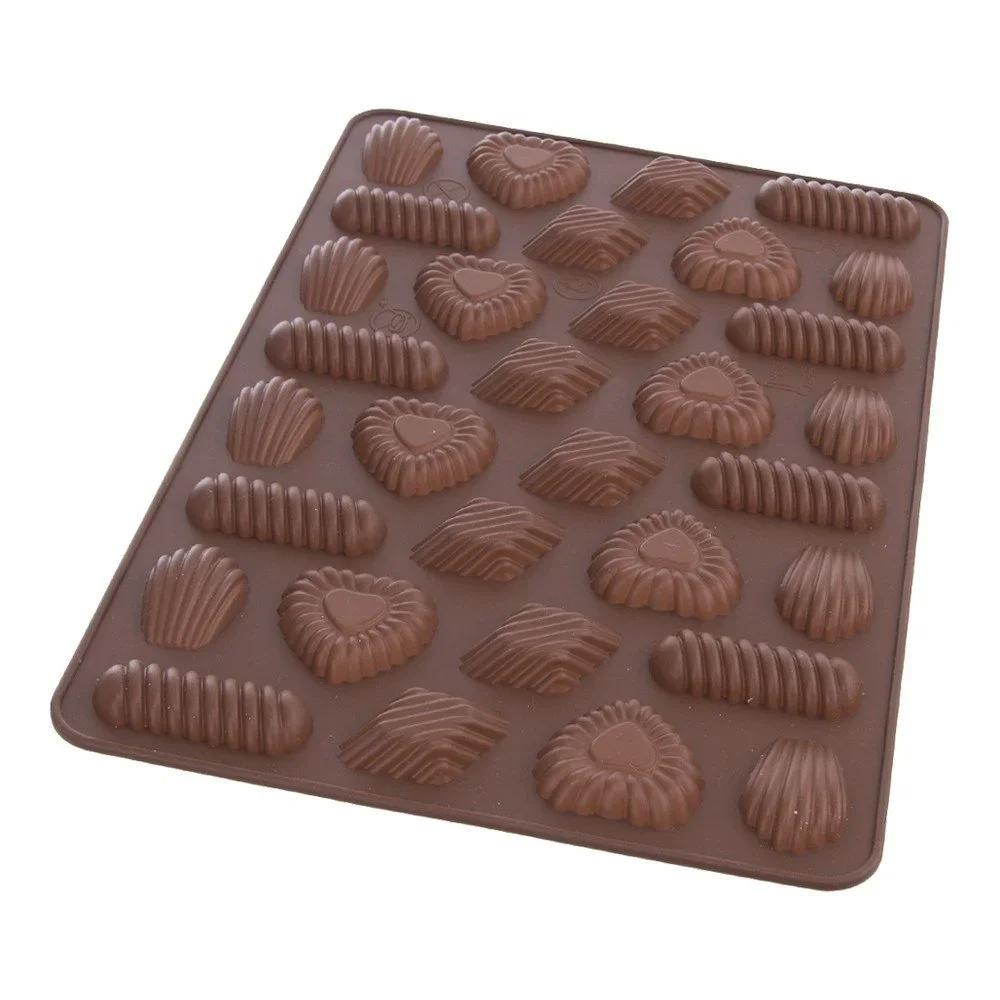 Hnědá silikonová forma Orion Candy, 31 x 21 cm v:1221440