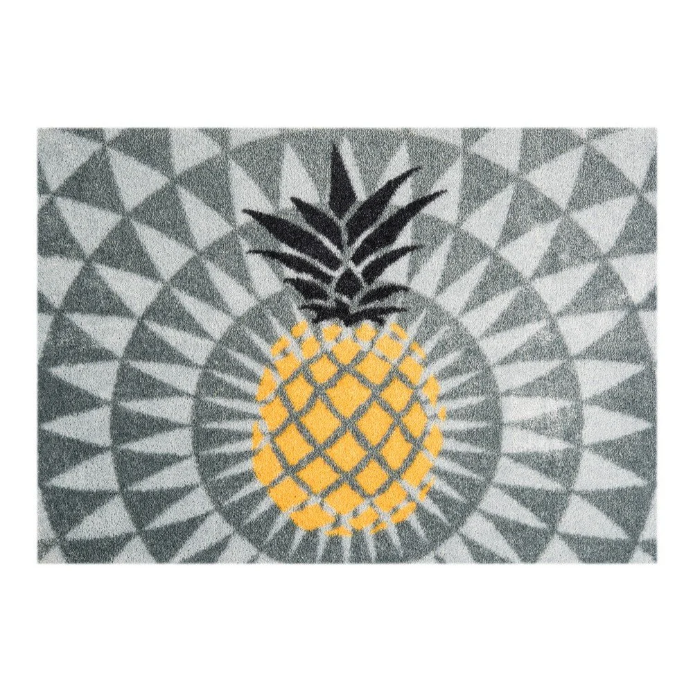Šedá rohožka Mint Rugs StateMat Pineapple, 50 x 75 cm v:865578
