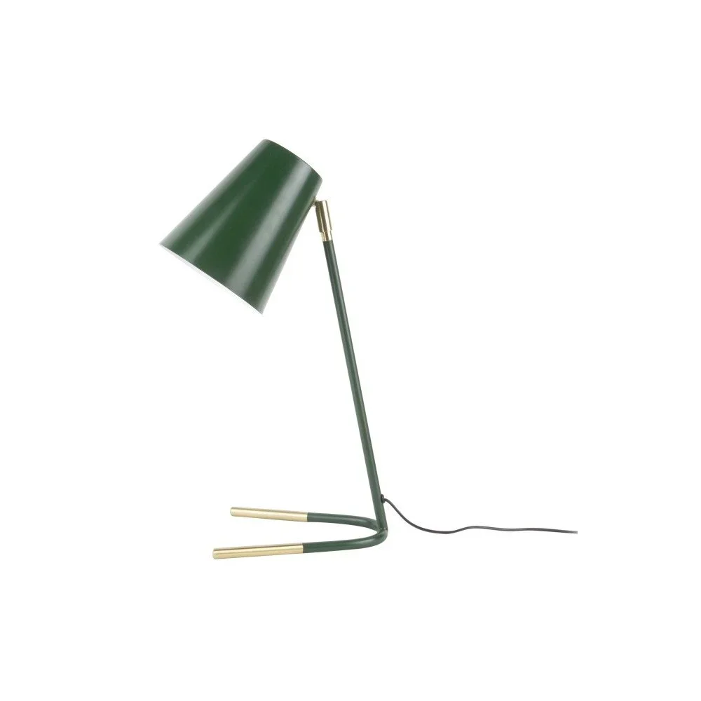 Zelená stolní lampa s detaily ve zlaté barvě Leitmotiv Noble v:1178870