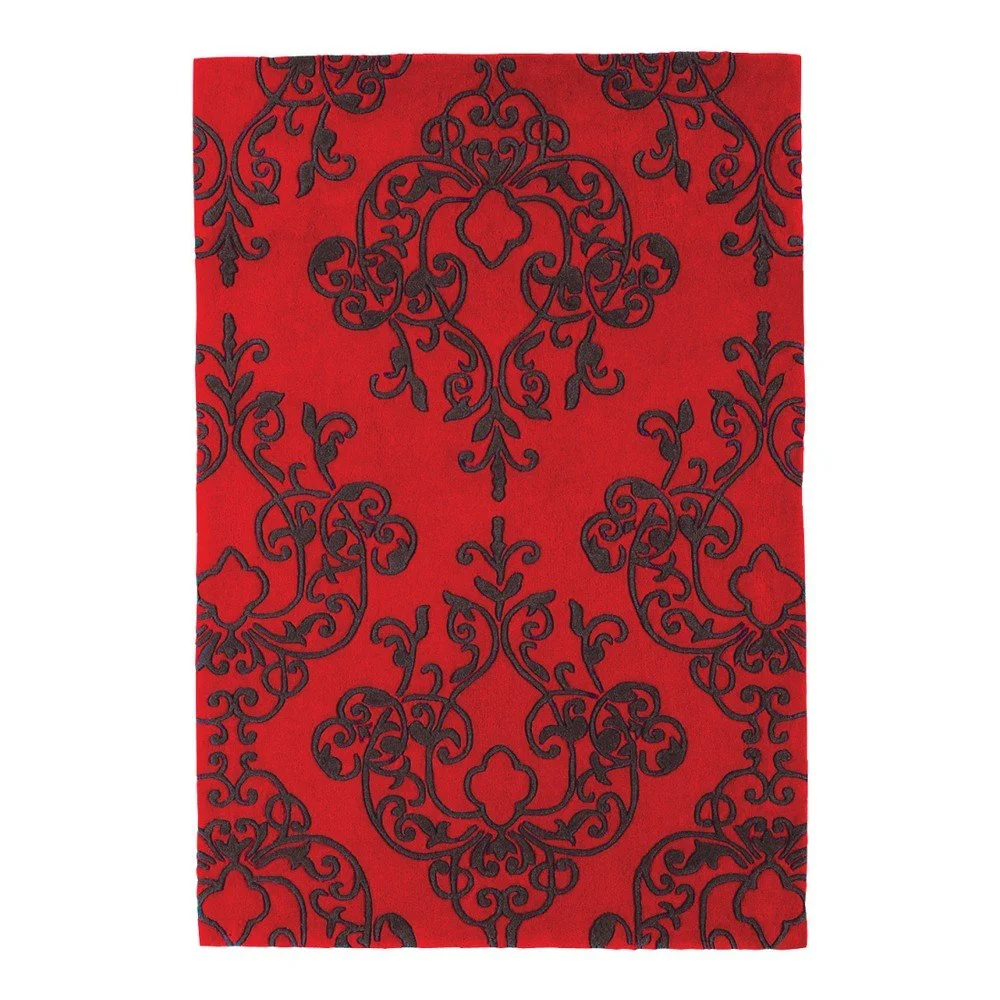 Červený koberec Asiatic Carpets Harlequin Oldschool, 150 x 90 cm v:884384