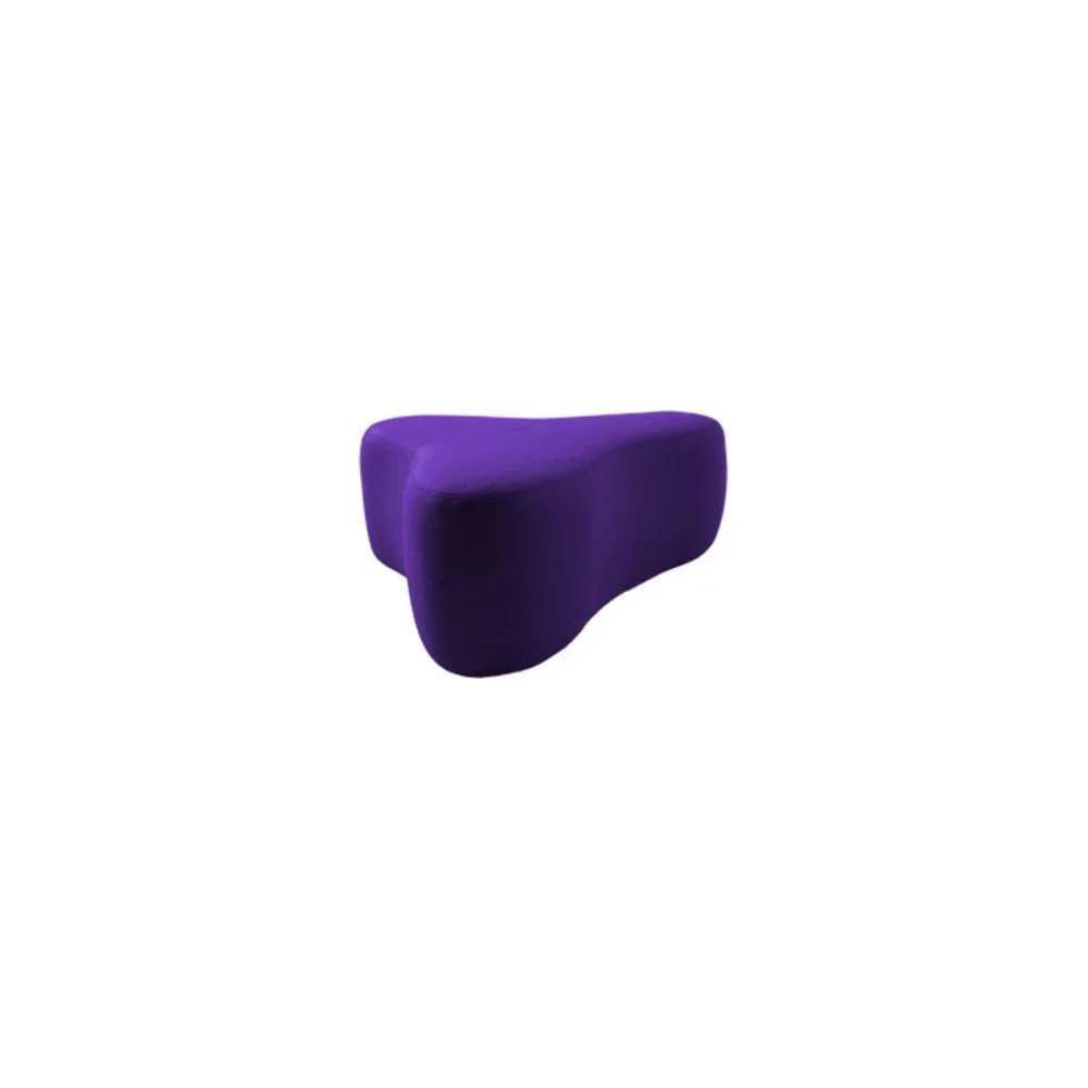 Tmavě fialový puf Softline Chat Felt Dark Lilac, délka 90 cm v:1195612