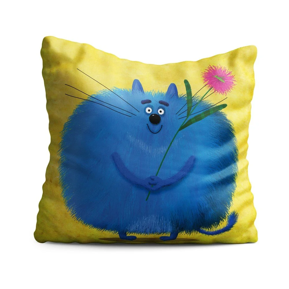 Dětský polštář OYO Kids Cutie Ball Animal, 40 x 40 cm v:1321844
