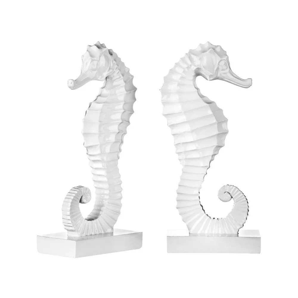 Bílé zarážky na knihy Premier Housewares Seahorse v:767614