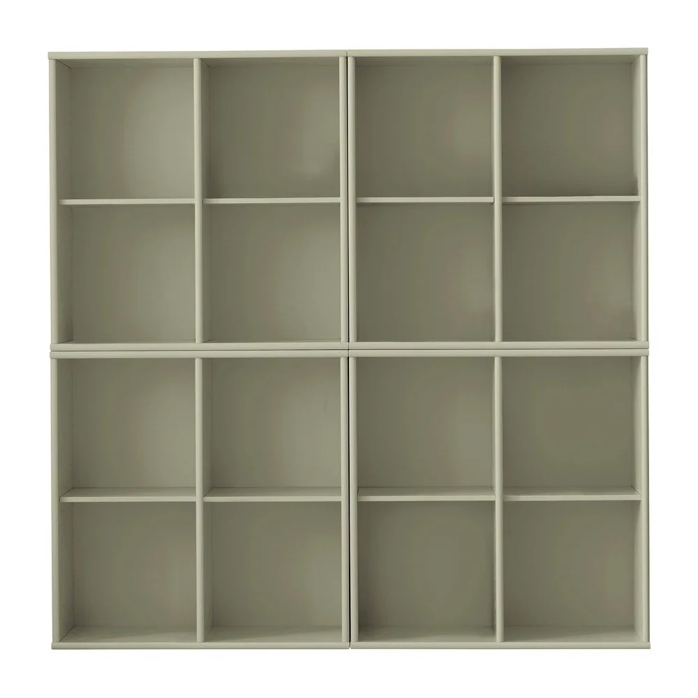 Khaki závěsná knihovna 140x140x27 cm Mistral – Hammel Furniture v:1821202