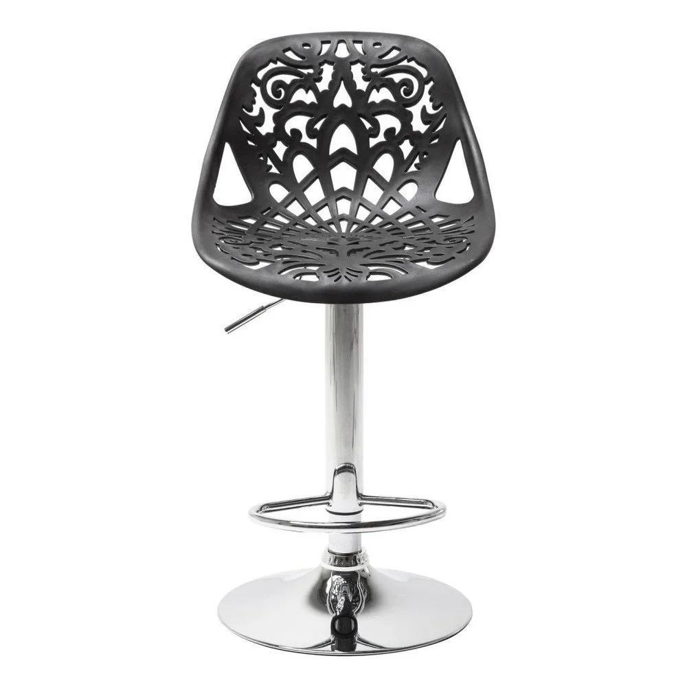 Černá barová židle Kare Design Ornament v:890834