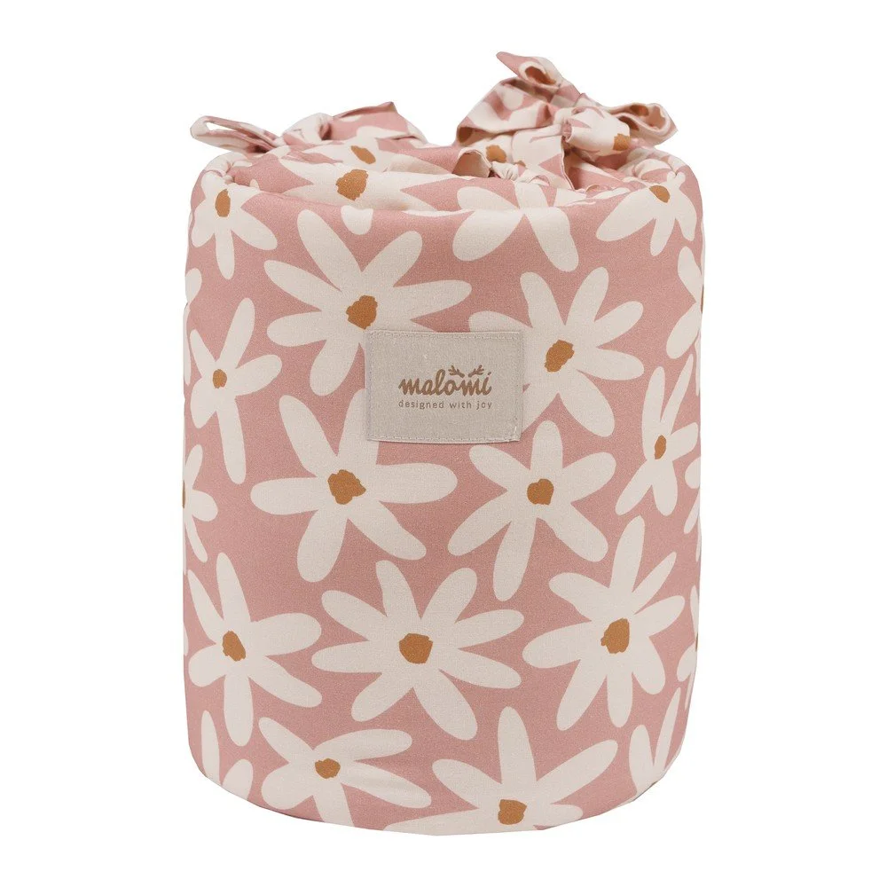 Mantinel do postýlky 180 cm Blush Daisies – Malomi Kids v:1529154