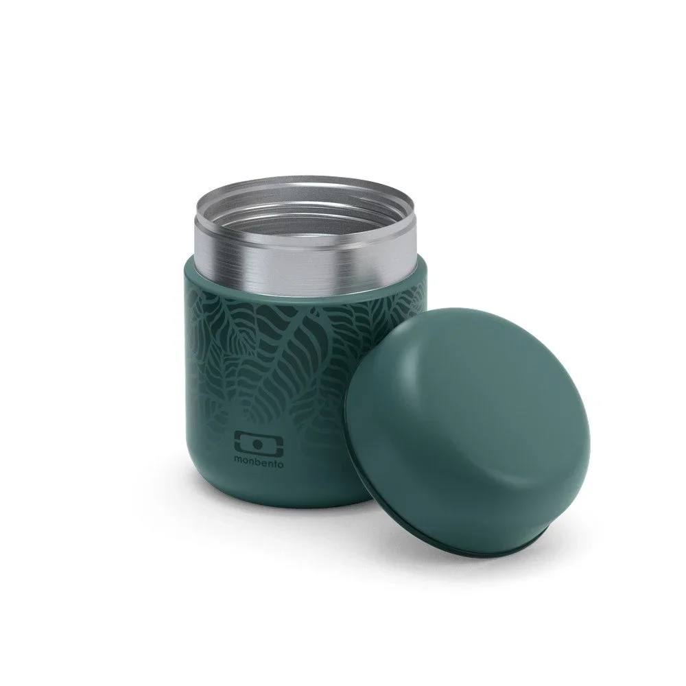 Zelená svačinová dóza Monbento Capsule Jungle, 280 ml v:1398625