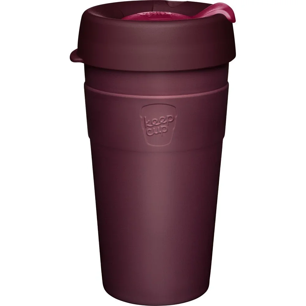 Fialový cestovní hrnek s víčkem KeepCup Kangaroo Paw, 454 ml v:1371187