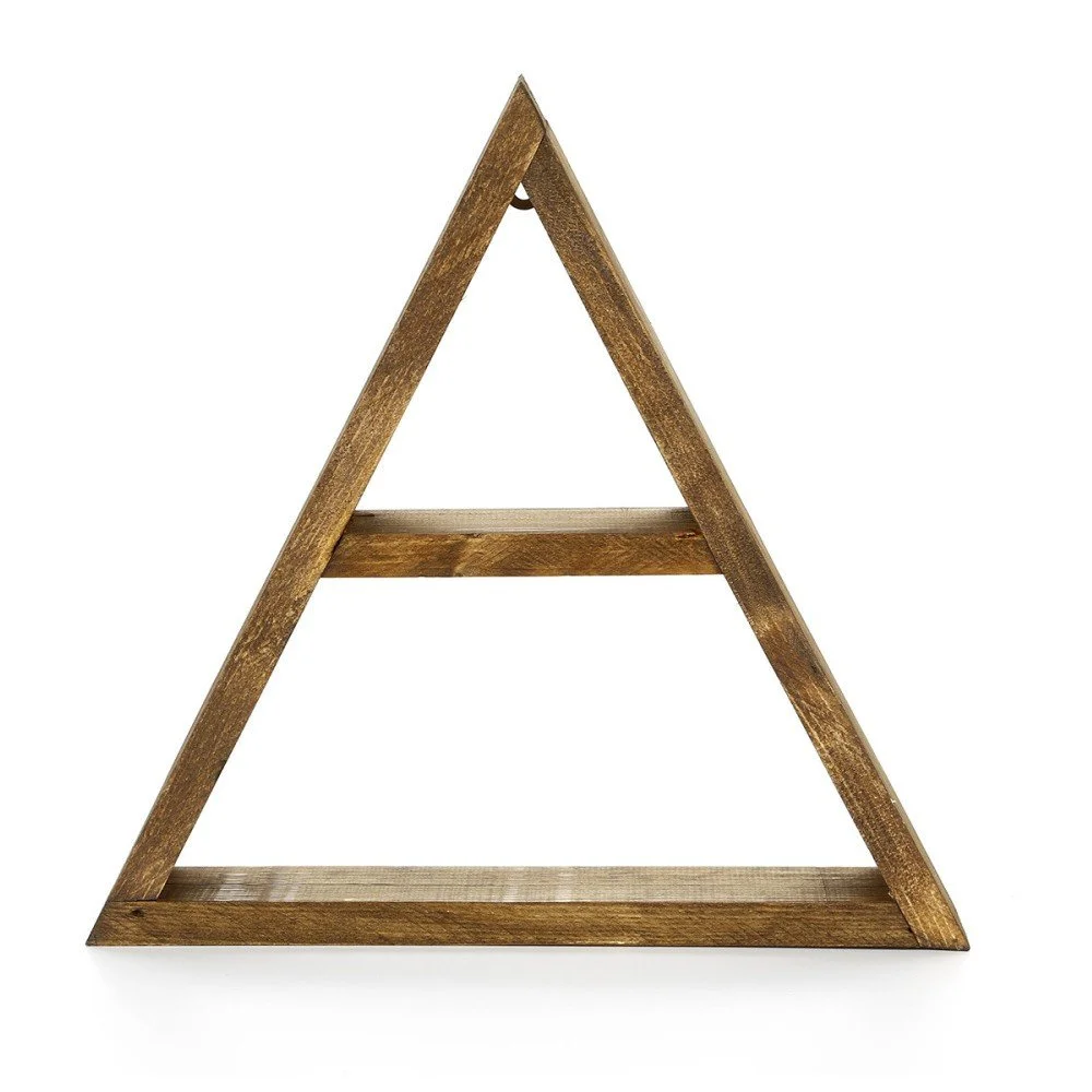 Nástěnná dřevěná police Geometric v:1120044