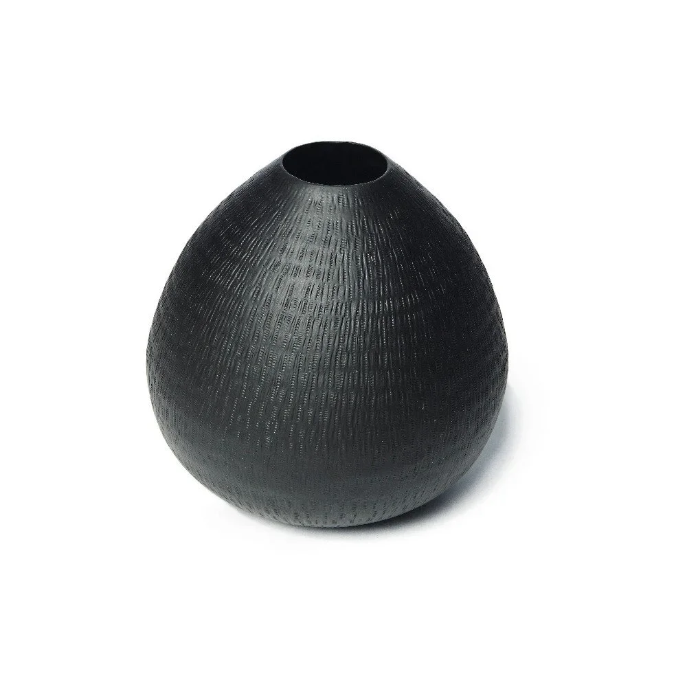 Černá váza Simla Matt, ⌀ 33 cm v:1295358