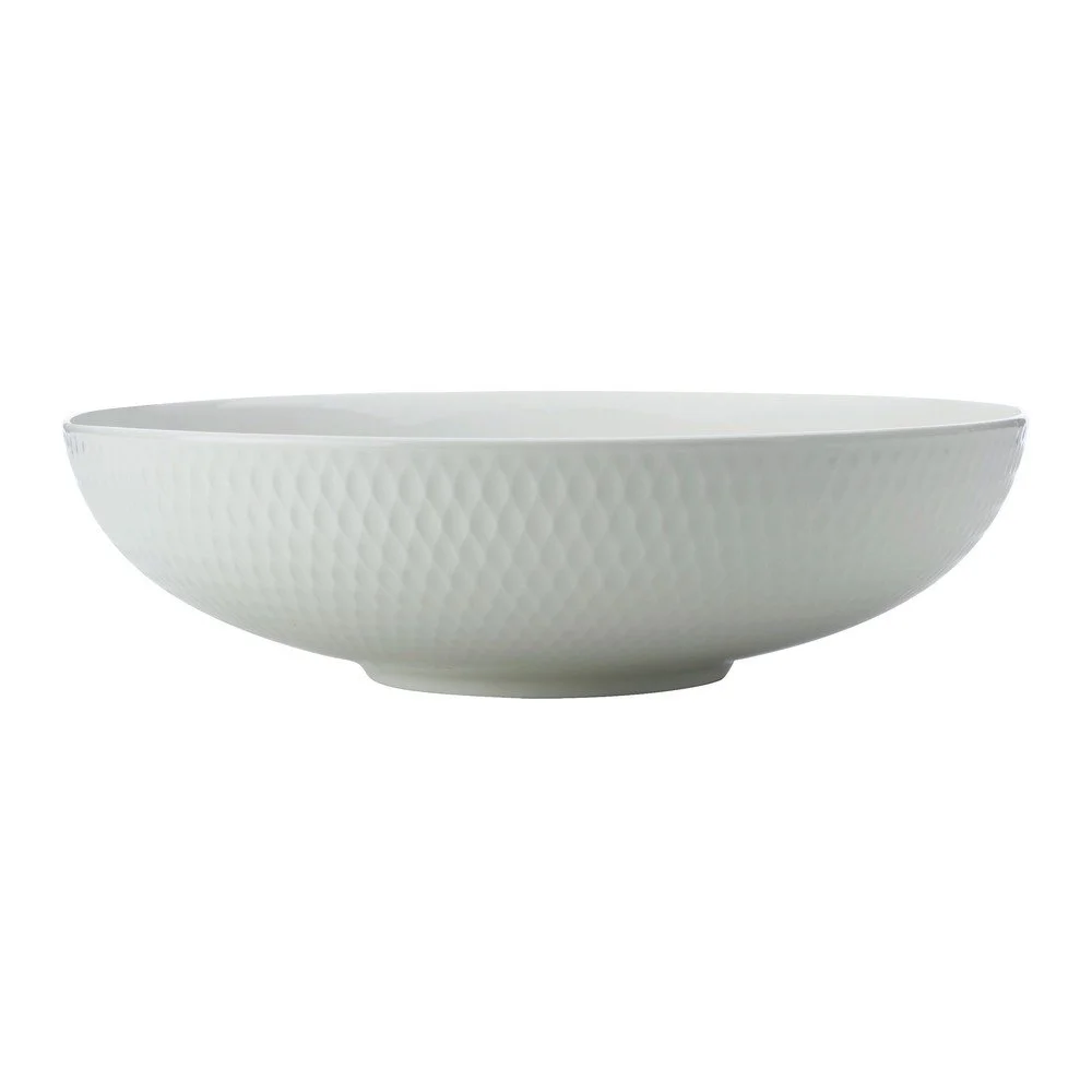 Bílá porcelánová miska Maxwell & Williams Diamonds, ø 28 cm v:1422057