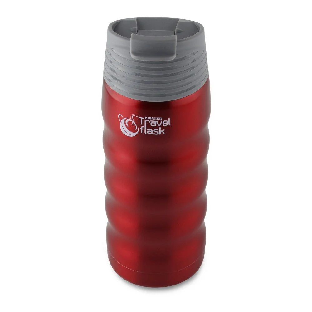 Červený termoska z nerezové oceli Pioneer Travel, 350 ml v:1307036