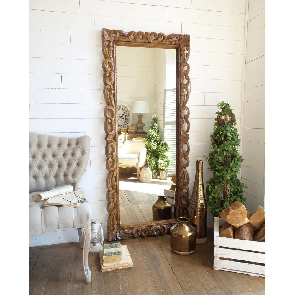 Zrcadlo Orchidea Milano Classic Wood, velké v:712778