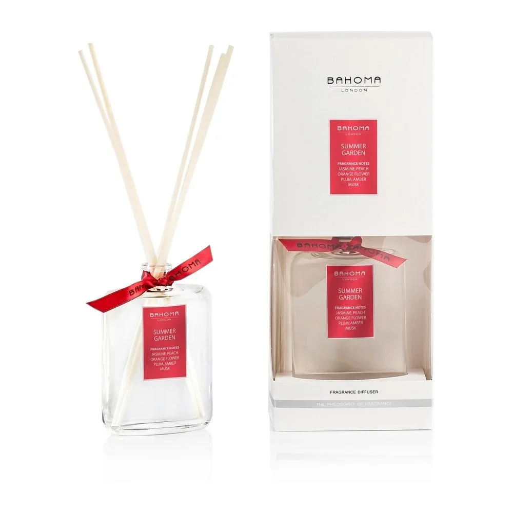 Vonný difuzér Bahoma White, vůně letní zahrady, 100 ml v:706590