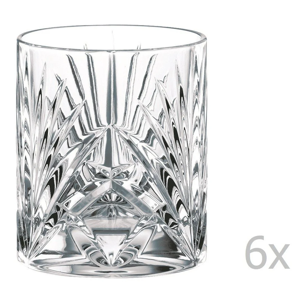 Sada 6 sklenic na whisky z křišťálového skla Nachtmann Palais Whisky Tumbler, 240 ml v:1318370
