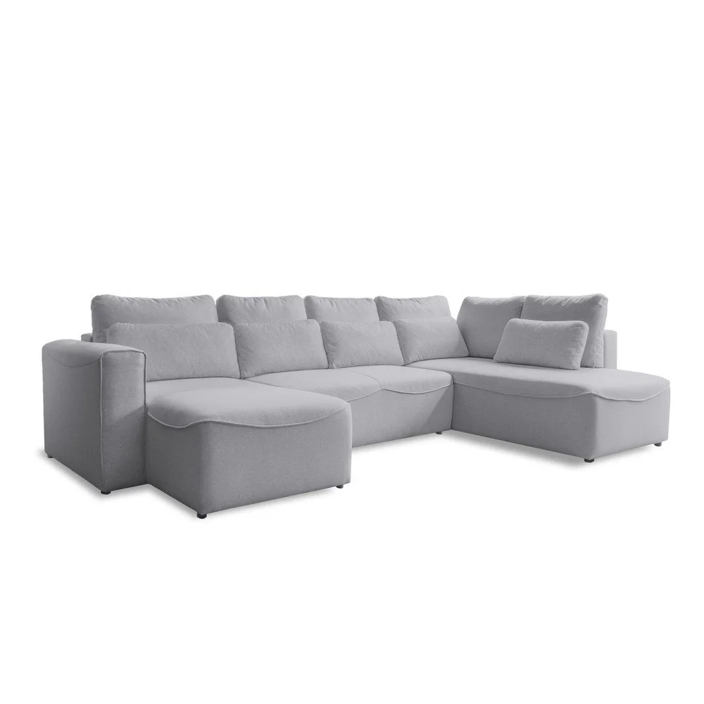 Světle šedá rozkládací rohová pohovka Homely Tommy – Miuform v:1548054