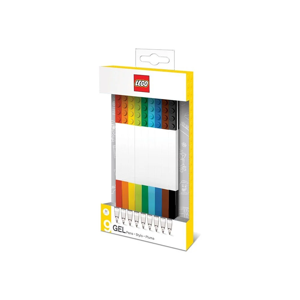 Sada 9 gelových propisek LEGO® Pyramid v:1110822