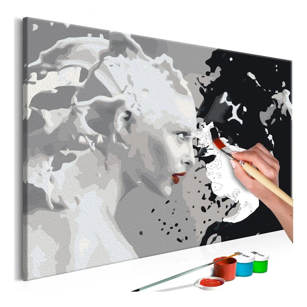 DIY set na tvorbu vlastního obrazu na plátně Artgeist Faces, 60 x 40 cm v:1079140