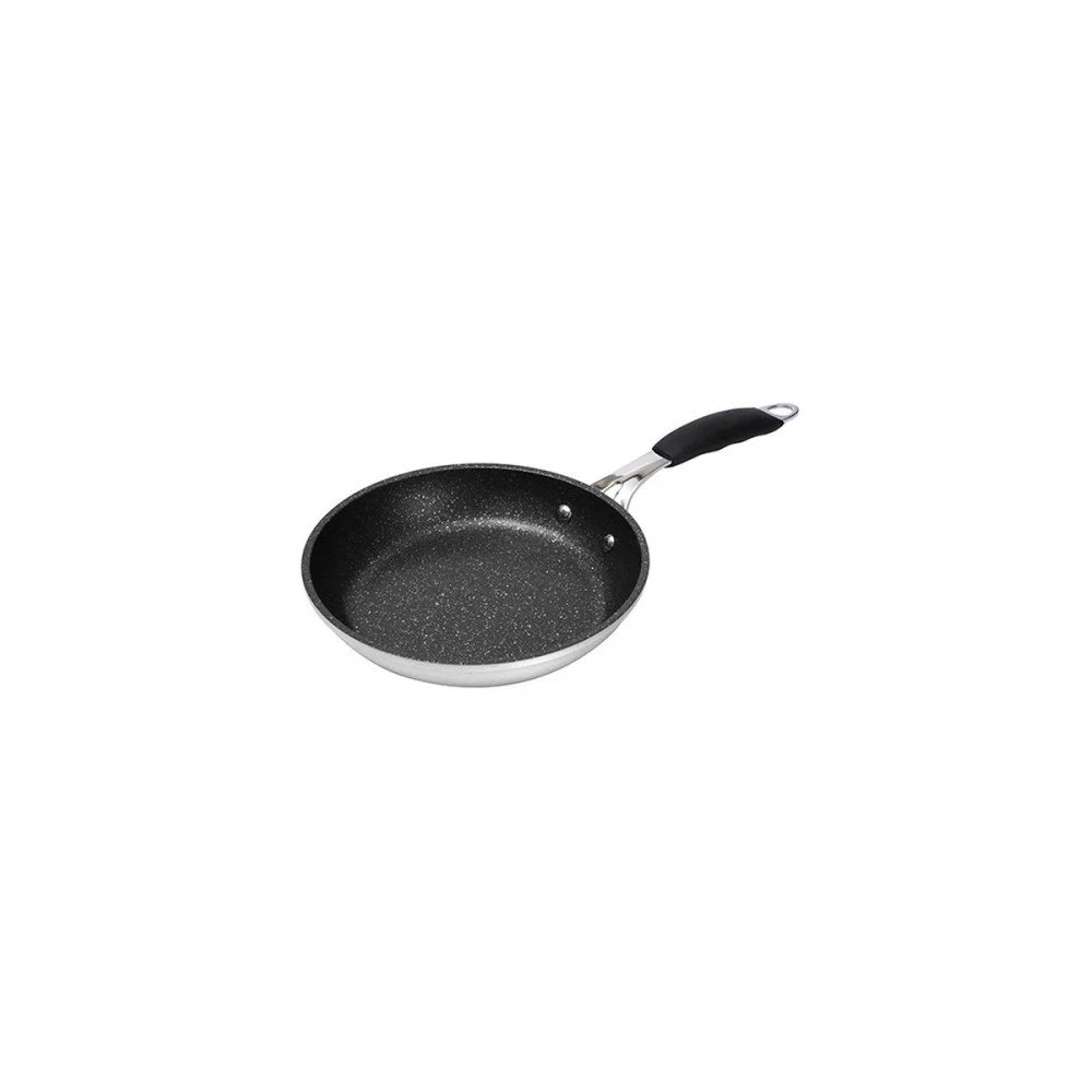 Černo-šedá pánev na smažení Bergner Gravity, ⌀ 28 cm v:1225292