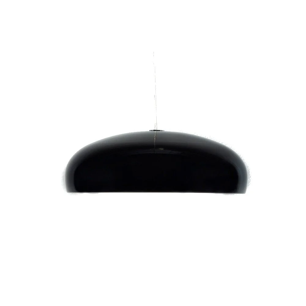 Černá stropní lampa Thai Natura Round v:737290