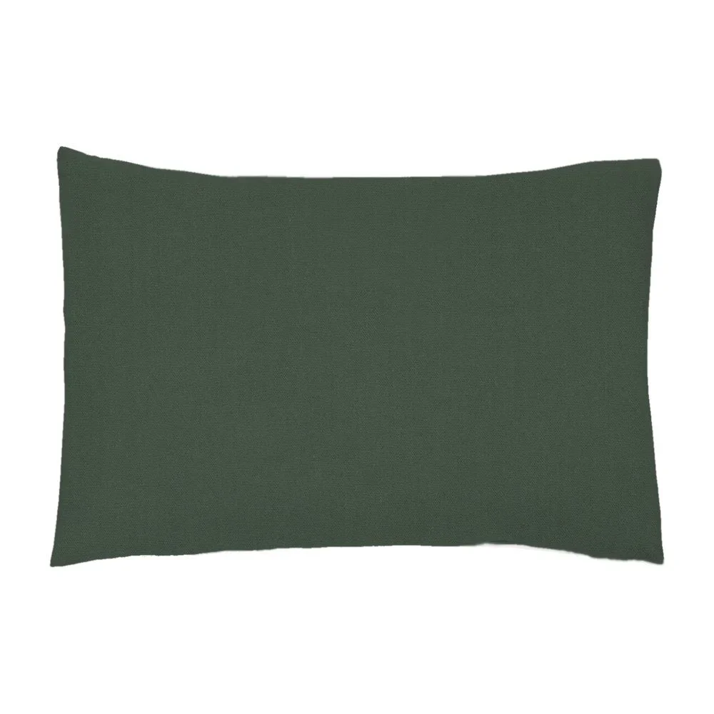 Sada 2 tmavě zelených povlaků na polštář z bavlněného perkálu L'Officiel Interiors Les Essentiels, 50 x 70 cm v:1317760