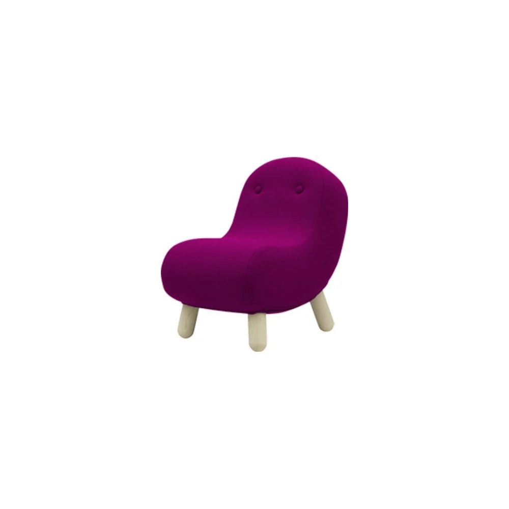 Fialové křeslo Softline Bob Felt Violet v:1194714